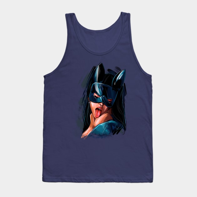 sexy cat girl Tank Top by Chack Loon